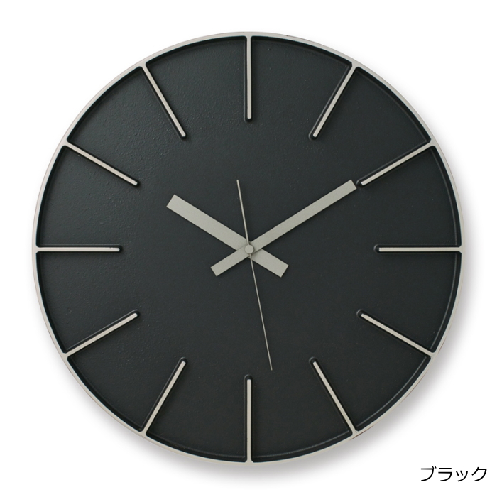 高級時計 エッジクロック Lサイズ 掛け時計 レムノス edge clock L AZ-0115 タカタレムノス Lemnos 連続秒針 静音  ウォールクロック