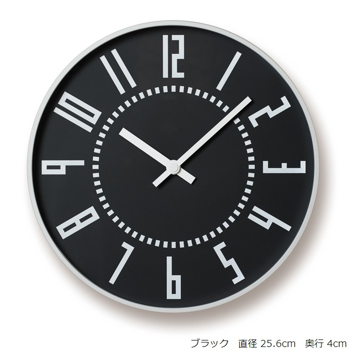 Lemnos レムノス 掛け時計 eki clock エキクロック TIL16-01 タカタレムノス｜a-plus-i｜03