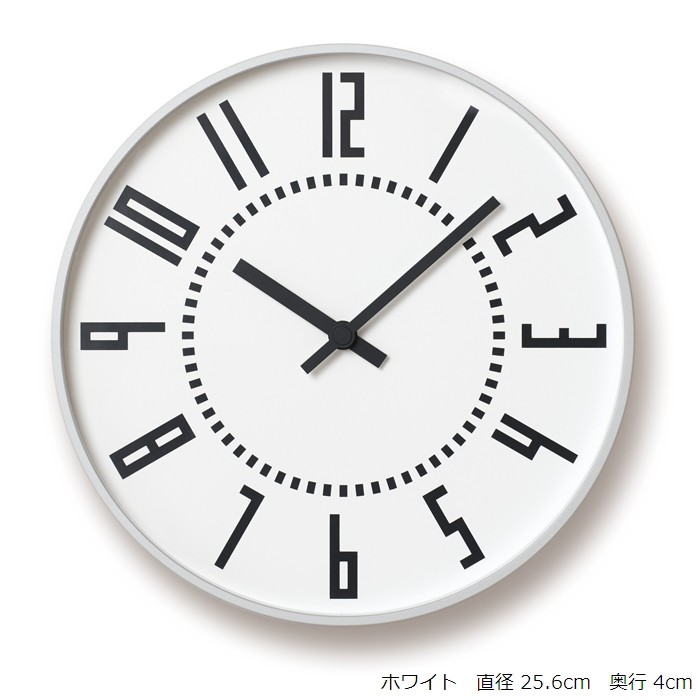 Lemnos レムノス 掛け時計 eki clock エキクロック TIL16-01 タカタレムノス｜a-plus-i｜02