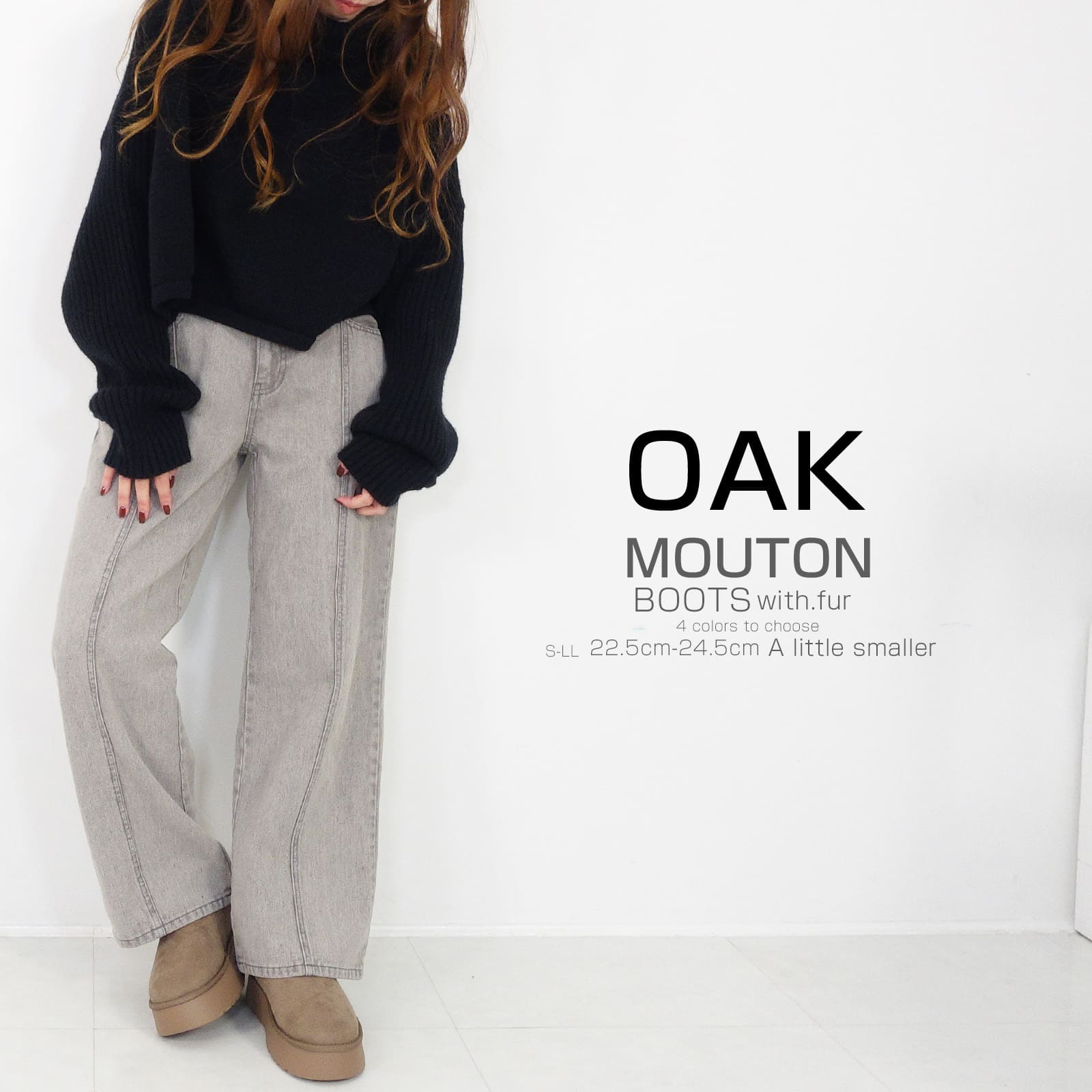 【30%OFFクーポン対象】ムートン 厚底 ショート ブーツ ムートンブーツ ショートブーツ レディース | Scramble | 03