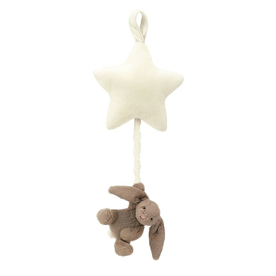 JELLYCAT Bashful Blossom Star Musical Pull  jellycat ジェリーキャット ベッドメリー ベビートイ ウサギ ベージュ ピンク ギフト 出産祝い ふわふわ｜a-stylecoltd｜02