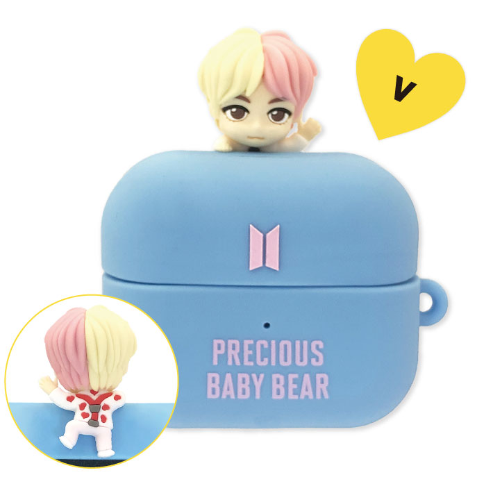 BTS AirPods AirPods Pro シリコンケース 公式グッズ TinyTAN bts キャラクターグッズ通販 MAGIC DOOR ちびキャラ｜a-stylecoltd｜10