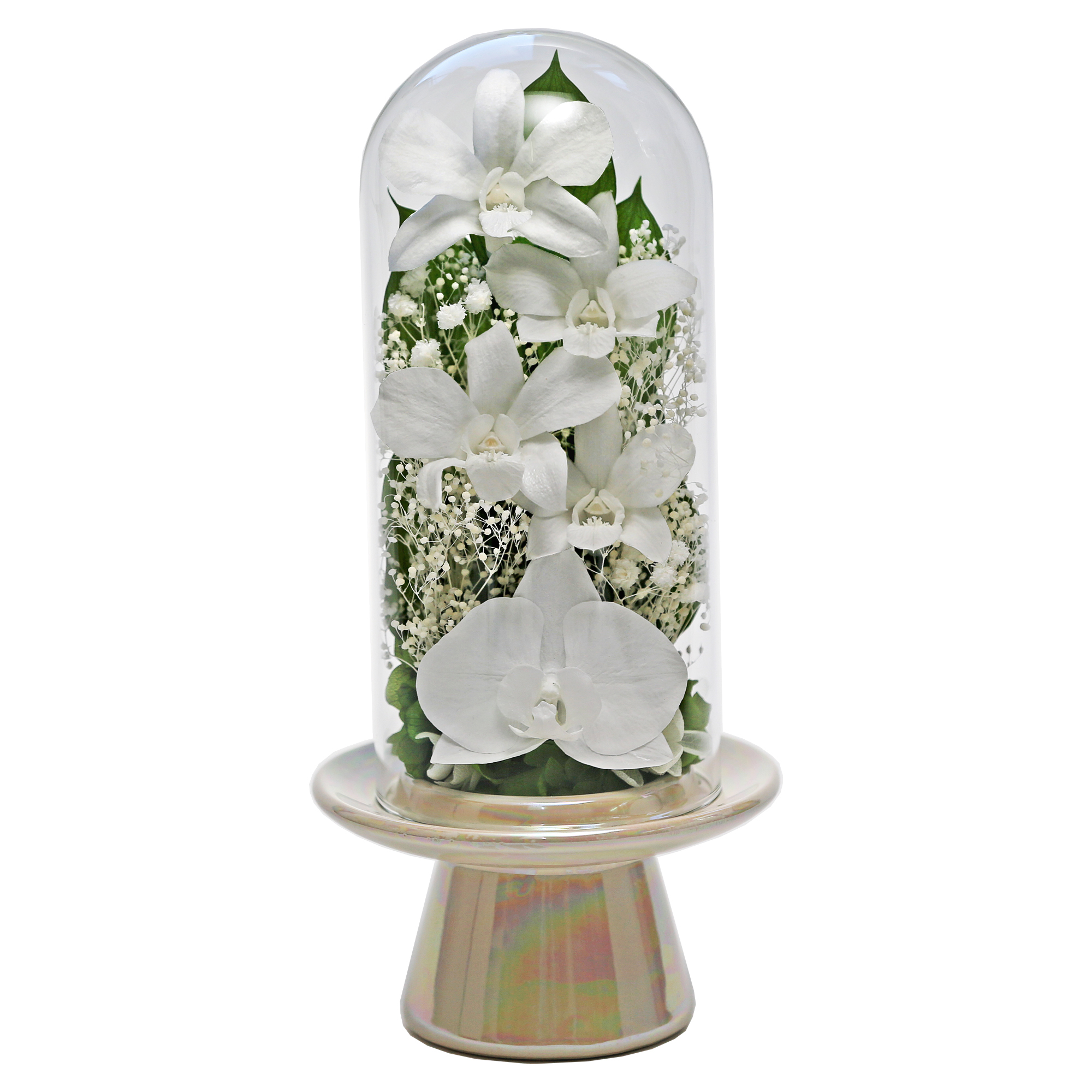 アートフォーシーズン プリザーブドフラワー 仏花 ガラス お供え花