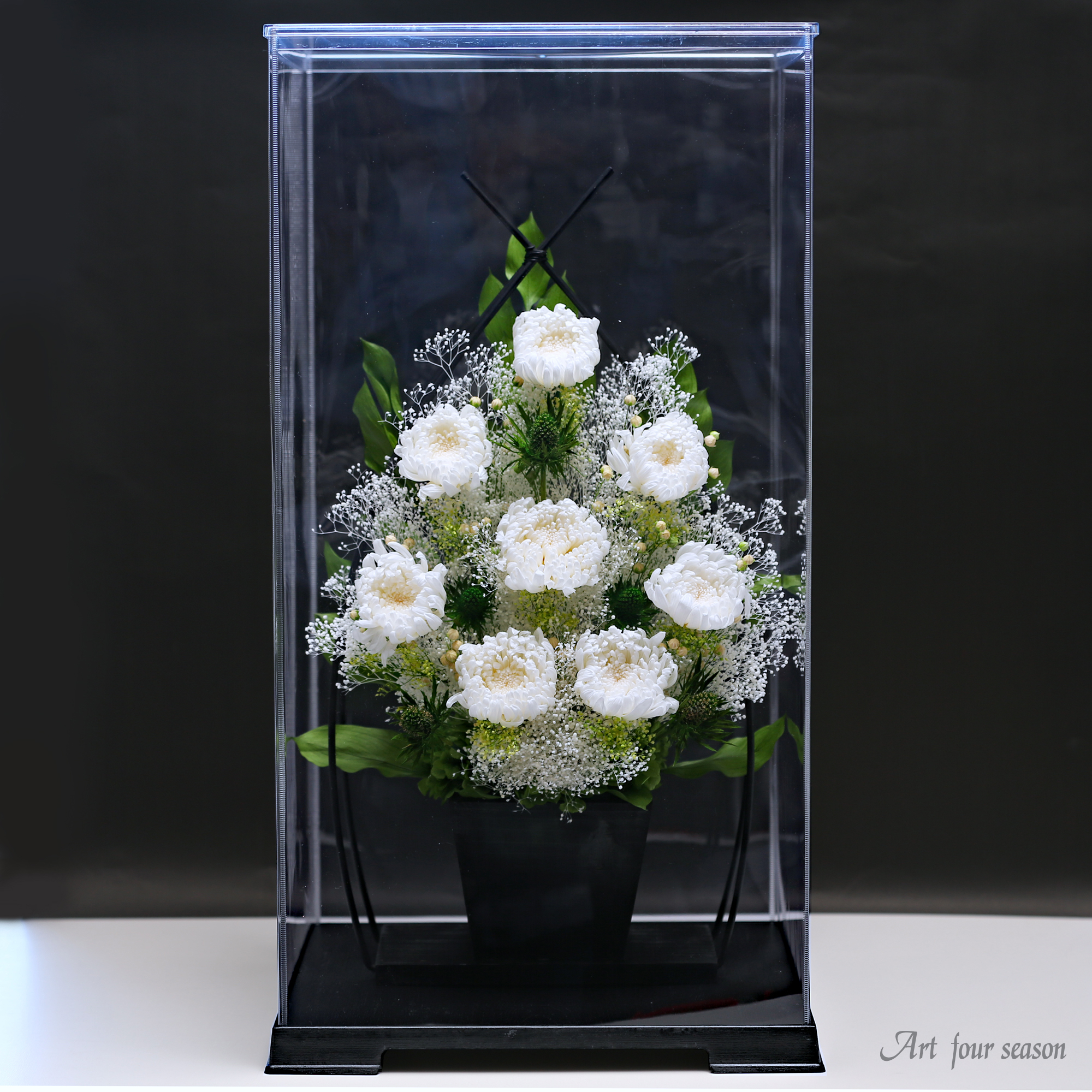 アートフォーシーズン 初盆 新盆 仏花 プリザーブドフラワー 仏花 胡蝶