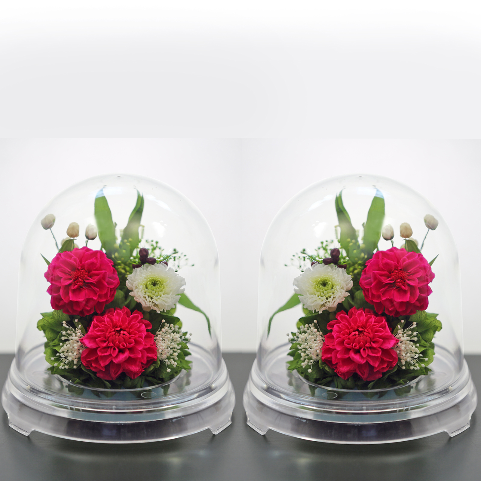 仏花 プリザーブドフラワー お供え 1対 御供 プリザーブドフラワー 白 花 新盆 初盆 アートフォーシーズン 【対デザインお供え花ハーフ】 | アートフォーシーズン | 01