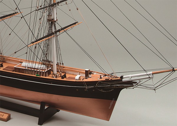 ウッディジョー/木製帆船模型 1/100カティーサーク[帆無・停泊