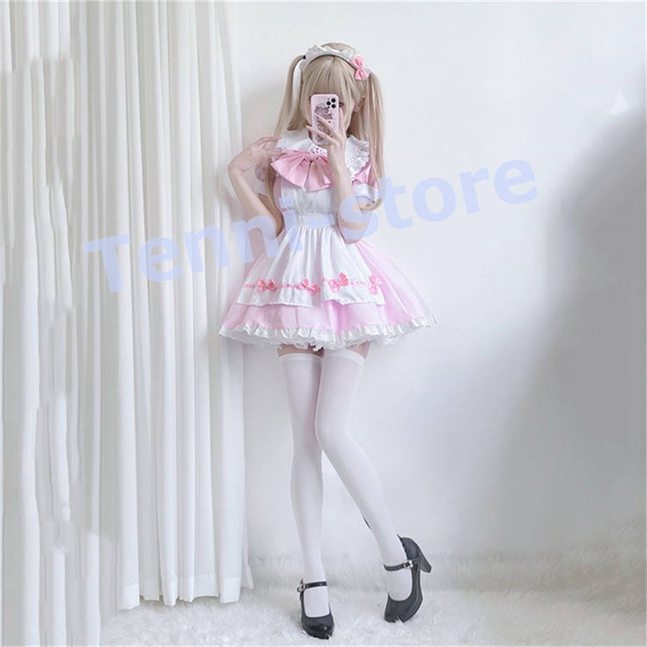 楽天市場】ワンピース メイド服 お姫様ドレス ゴスロリ ロリータ