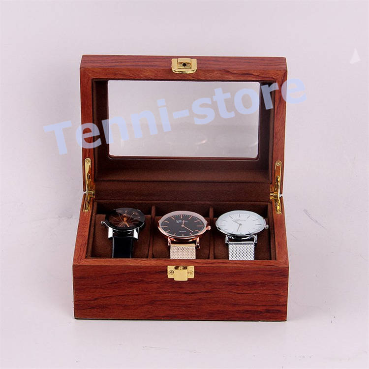時計ケース 腕時計 収納ケース 木製3本用 おしゃれ ウッド コレクションケース｜aa-store｜03
