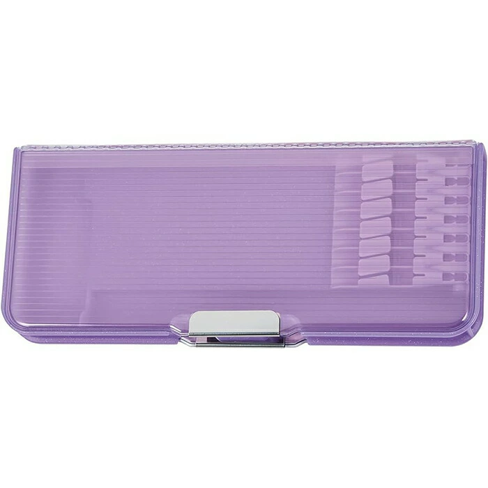 クツワ ピッタントンクリア 筆箱 筆入 半透明 ミント / ネイビー / パープル ポスト投函 |  | 03