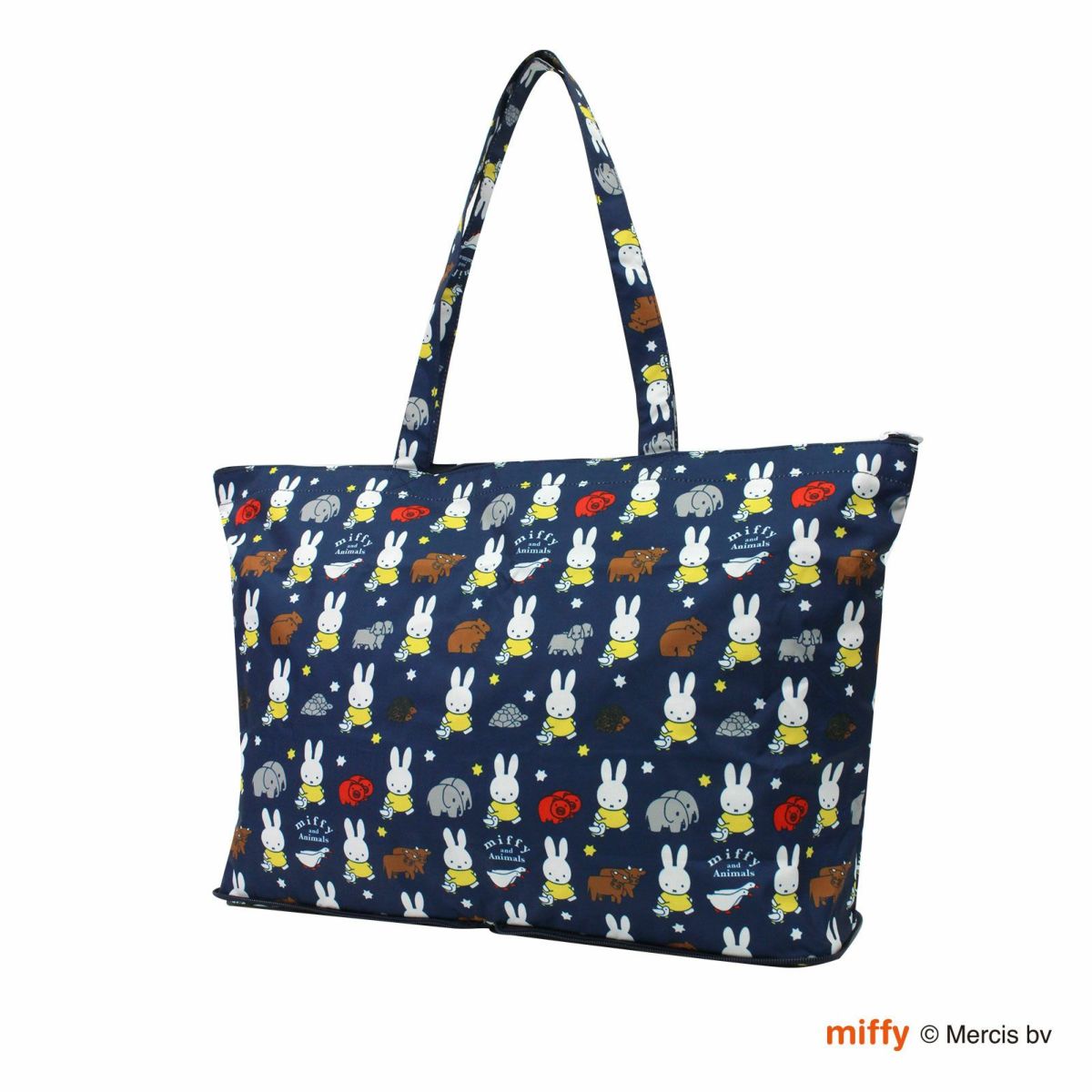 Miffy（ミッフィー） 折りたたみ トートバッグ キャリーオン サブ