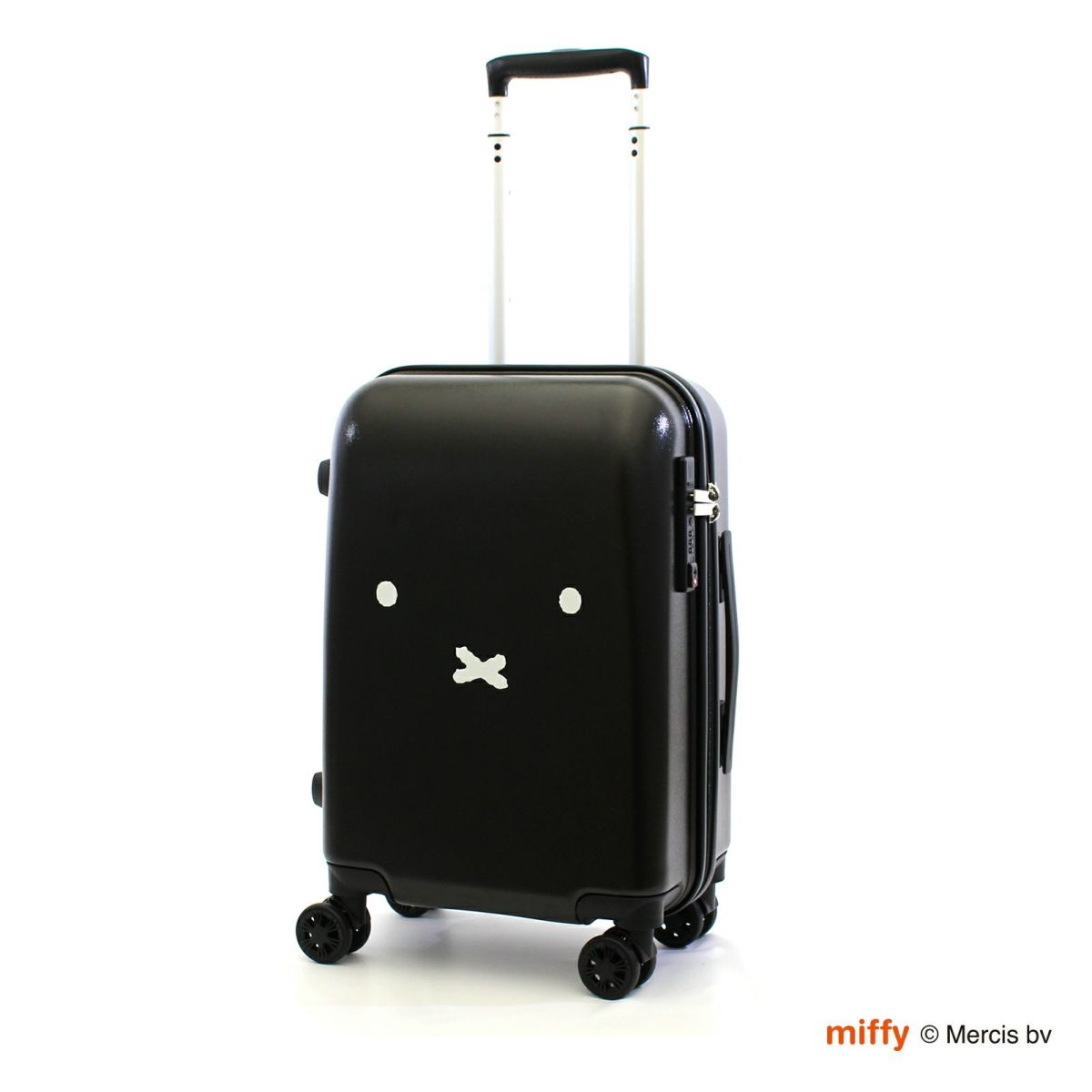 ミッフィー スーツケース 機内持ち込み Sサイズ ジッパー かわいい レディース 1年保証 MIFFY シフレ HAP2249-48｜aaminano｜02