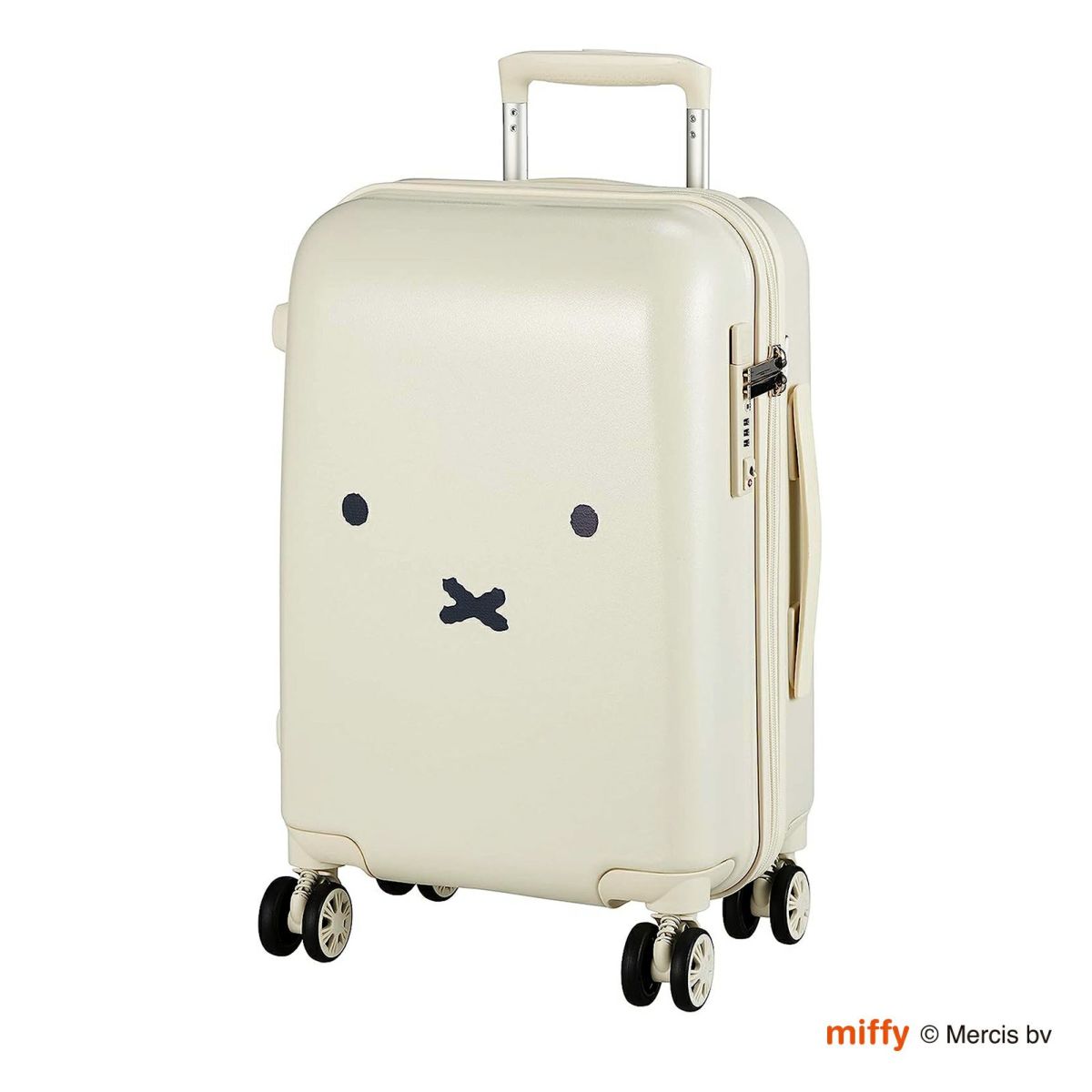 ミッフィー スーツケース 機内持ち込み Sサイズ ジッパー かわいい レディース 1年保証 MIFFY シフレ HAP2249-48｜aaminano｜03