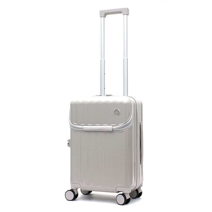 上パカ スーツケース Sサイズ カップホルダー ストッパー 機内持ち込み 1年保証付き ハピタスプラス HPL2302-S｜aaminano｜04
