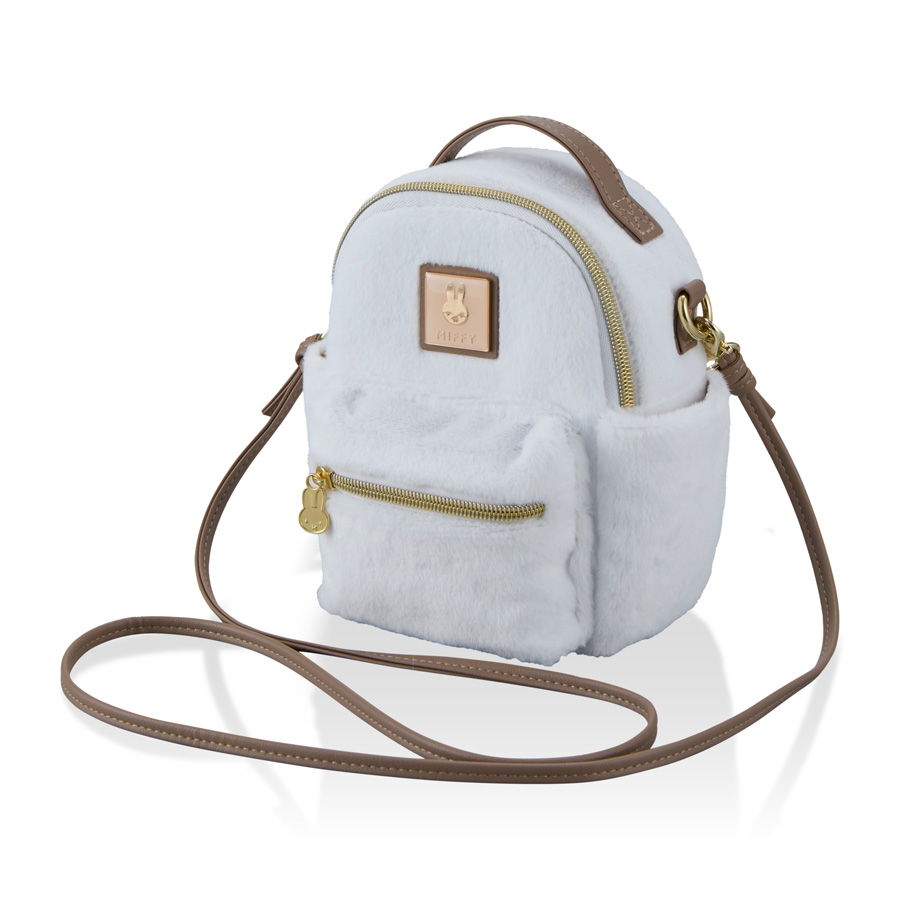 Miffy（ミッフィー） ファー リュック型 ミニショルダー 秋冬 可愛い