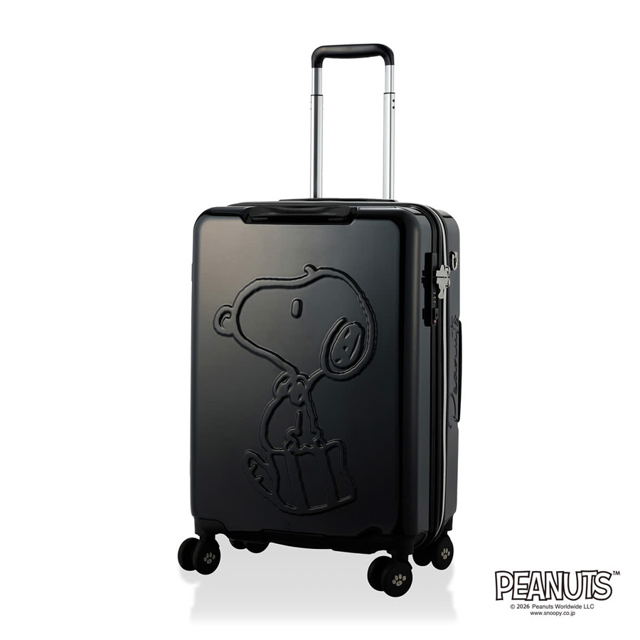 SNOOPY（スヌーピー） PEANUTS スーツケース M 55L 3〜5泊 ジッパー