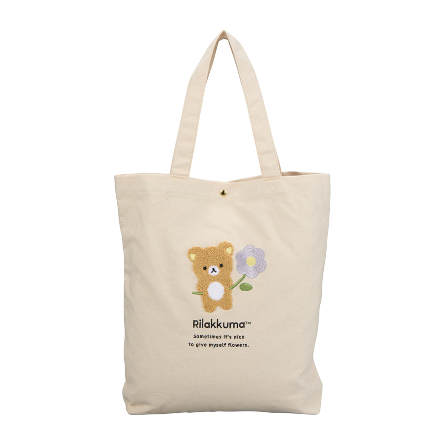 San-X（サンエックス） リラックマ キャンバス トートバッグ 相良刺繍