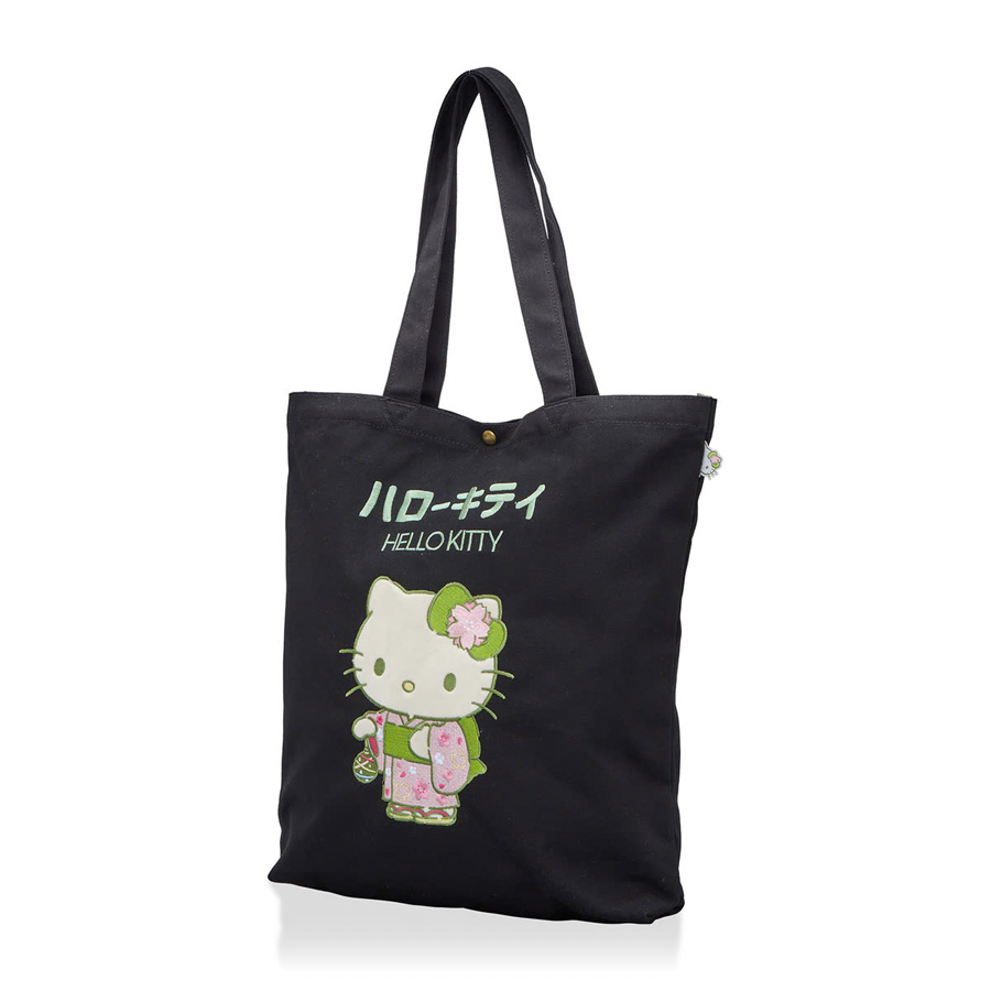 Siffler（シフレ） サンリオキャラクターズ 抹茶デザイン 帆布 トート