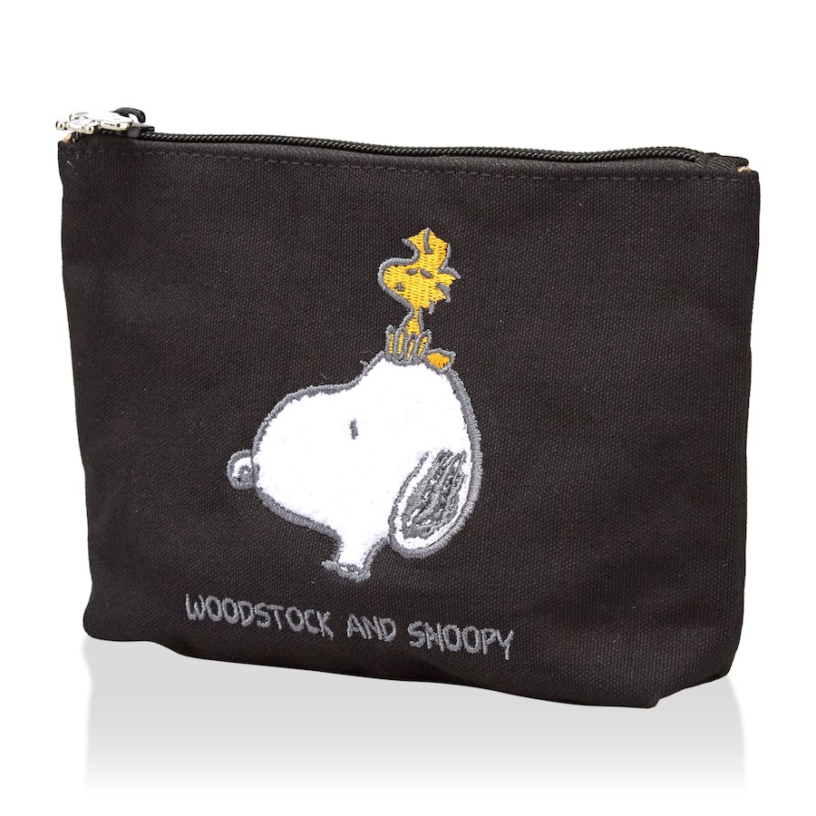SNOOPY スヌーピー サガラ刺繍 帆布ポーチ Mサイズ キャンバス