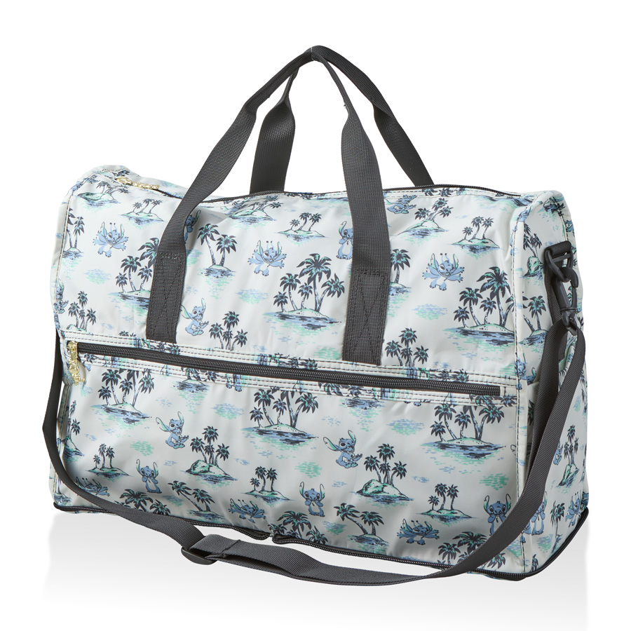 Disney（ディズニー） スティッチ 折りたたみ ボストンバッグ 23L 旅行