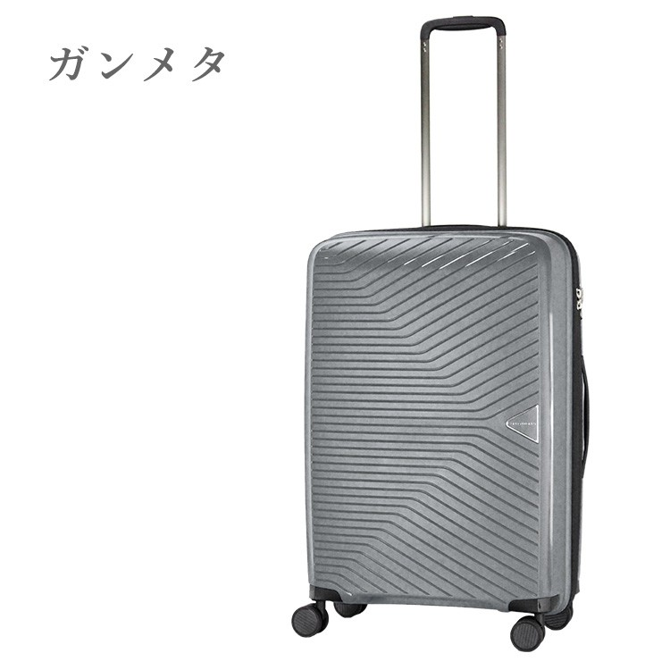 アウトレット スーツケース Mサイズ 軽量 ポリプロピレン シフレ グリーンワークス GRE2081-60