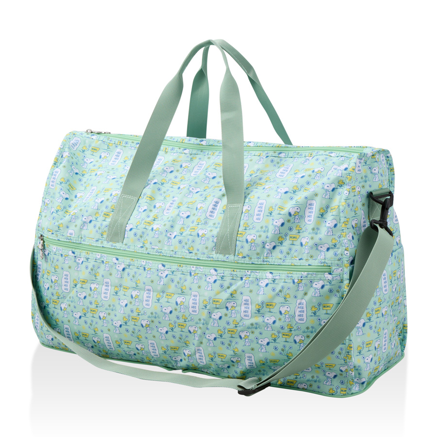SNOOPY（スヌーピー） 折りたたみ ボストンバッグ Lサイズ 38L 旅行鞄