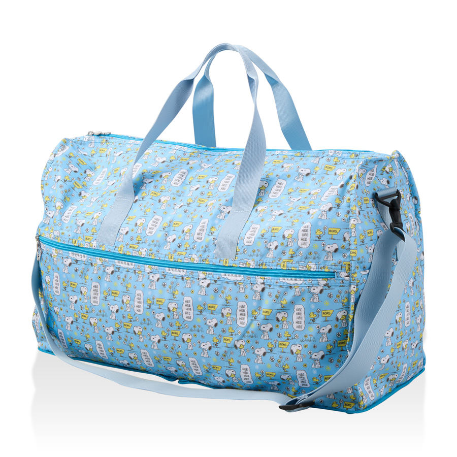 SNOOPY（スヌーピー） 折りたたみ ボストンバッグ Lサイズ 38L 旅行鞄