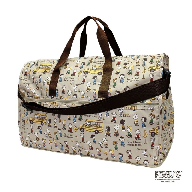 ハピタス スヌーピー 折りたたみ ボストンバッグ 38L Lサイズ 大型 大