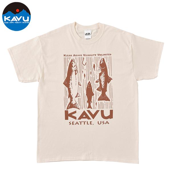 カブー メンズ サーモンTシャツ KAVU|aandfshop|05