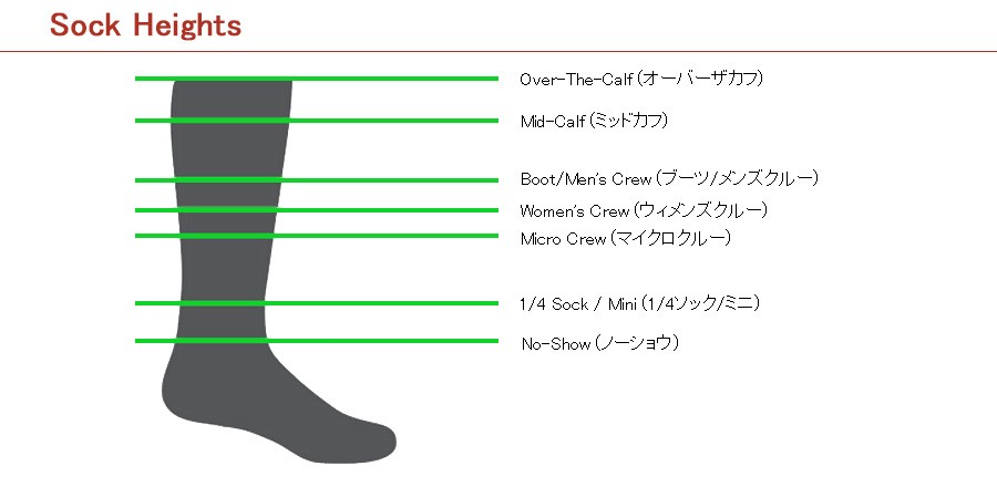ダーンタフ Sock Heights