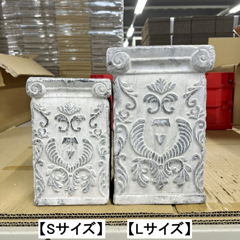 植木鉢 四角 アンティーク クラナススクエアL＜ 16cm 5号(3.5号用) 穴