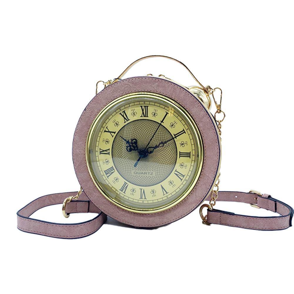 時計型 バッグ ショルダーバッグ かわいい アンティーク調 ビンテージ