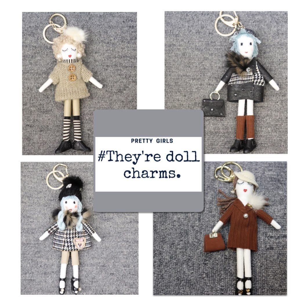 バッグチャーム キーホルダー ドールチャーム かわいい おしゃれ 人形 レディース 送料無料 Doll 2 Doll 2 Bags Art 通販 Yahoo ショッピング