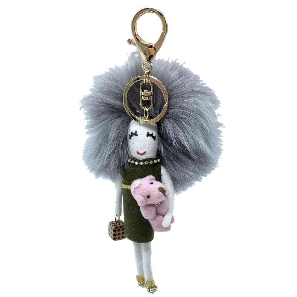 バッグチャーム キーホルダー ドールチャーム リアルファー かわいい おしゃれ 人形 レディース 送料無料 Doll 3 Doll 3 Bags Art 通販 Yahoo ショッピング