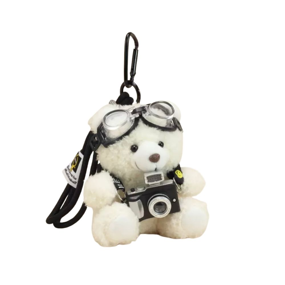 バッグチャーム ぬい撮り 光るカメラ付き ゴーグル くま パンダ