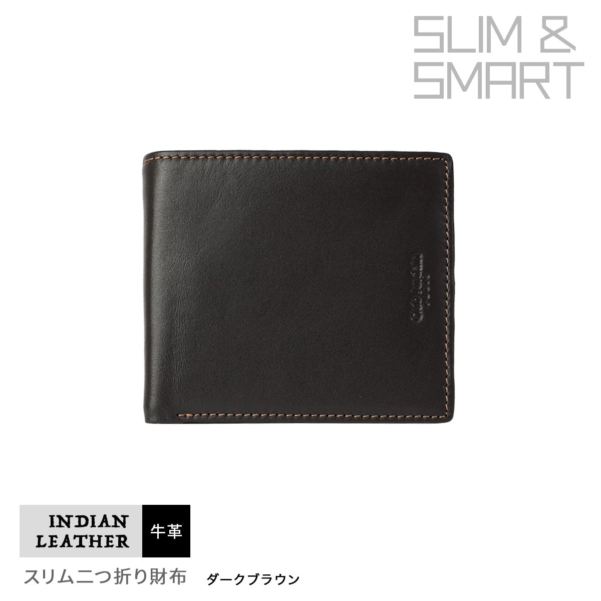 【未使用】STRATHBERRY 二つ折り財布 オールレザー 折り財布 黒 二つ折り財布 レディース財布 黒 本革 牛革 クリスマス ギフト