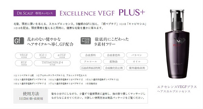 SALE／77%OFF】ドクタースカルプ エクセレンス VEGF プラス 80ml 毛髪