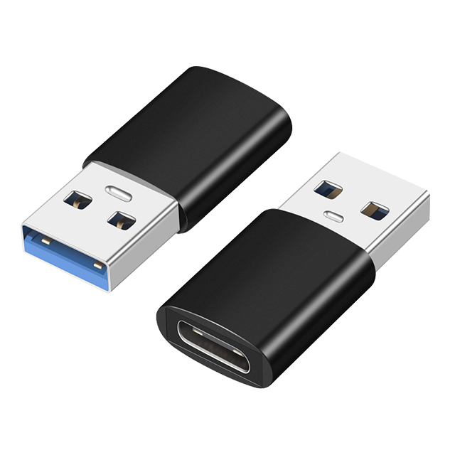 OTG対応 USB to microUSB 変換アダプタ 《ホワイト》 USB2.0 500mA Type-A メス - micro USB オス .