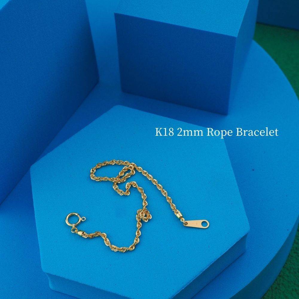 5*9様 K18 750 ゴールド ツイストロープ ブレスレット5.2ｇ VINTAGE TIFFANY & CO. 14K Gold Twist Rope Bracelet
