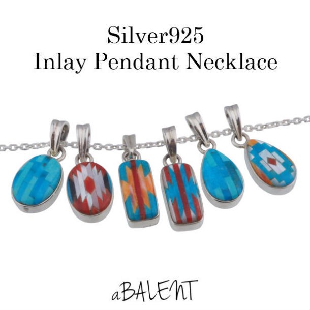 Amazon | ズニ族 インディアンジュエリー STERLING インレイ