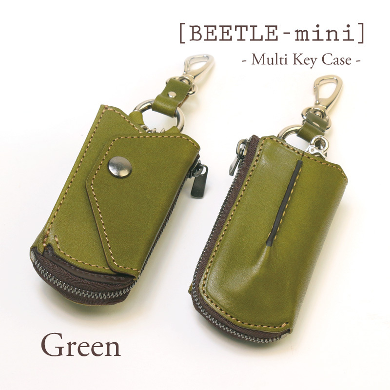 【ABALLI】《★お得SET》マルチキーケース ビートルミニ【Beetle mini】+ ベルトス...