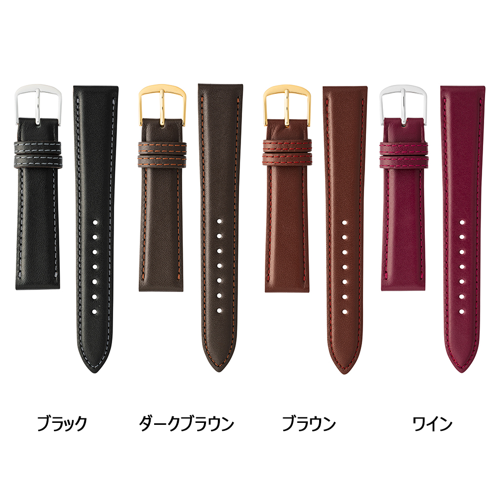 BAMBI 腕時計 ベルト 時計 バンド バンビ 牛革 革 10mm 11mm