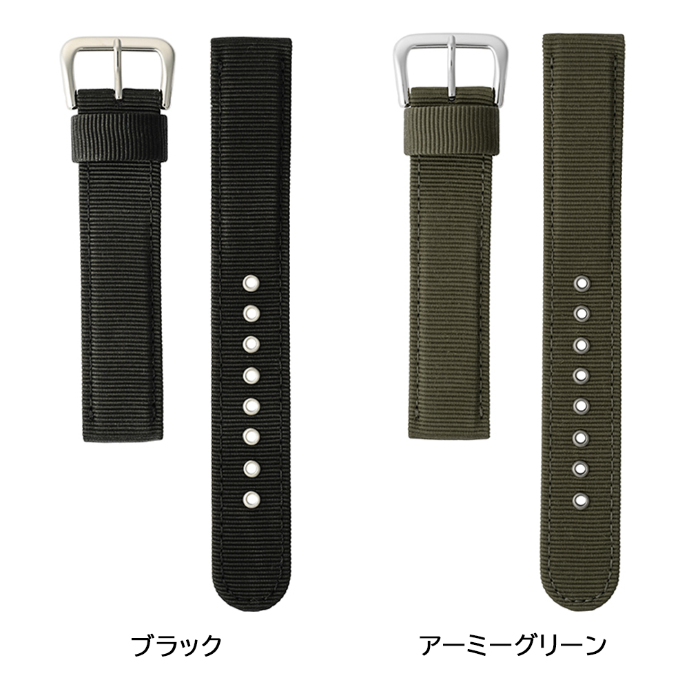 BAMBI（バンビ） 腕時計 ベルト 時計 バンド ナイロン 18mm 20mm 合成