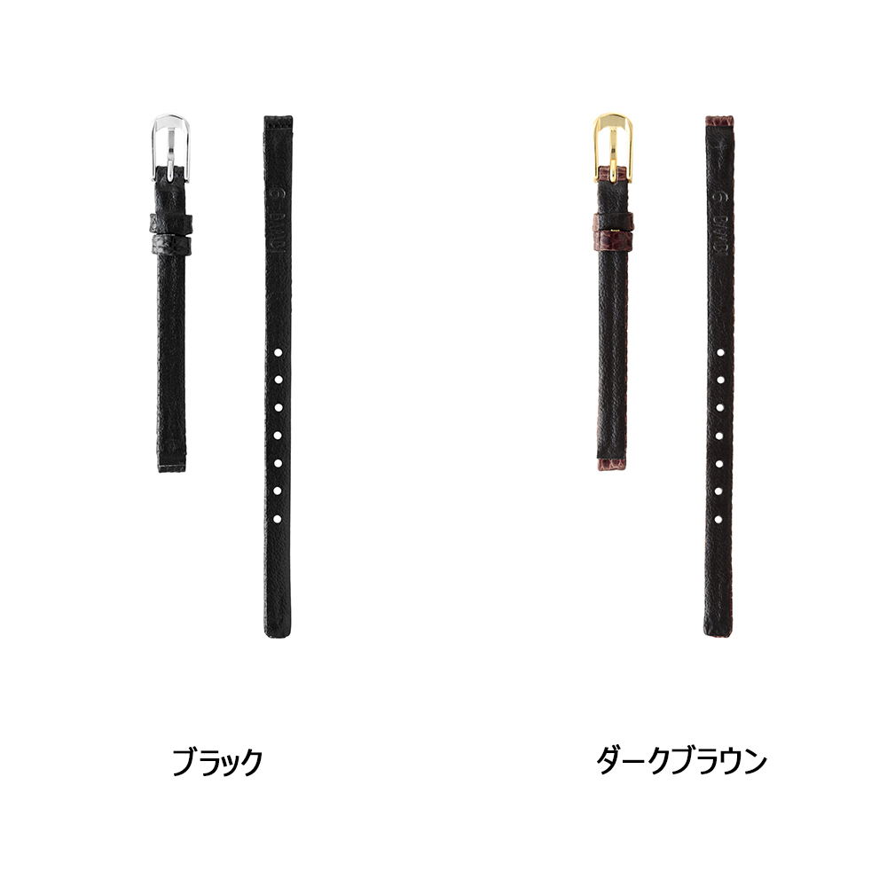 BAMBI 腕時計 ベルト 時計 バンド バンビ リザード トカゲ 6mm