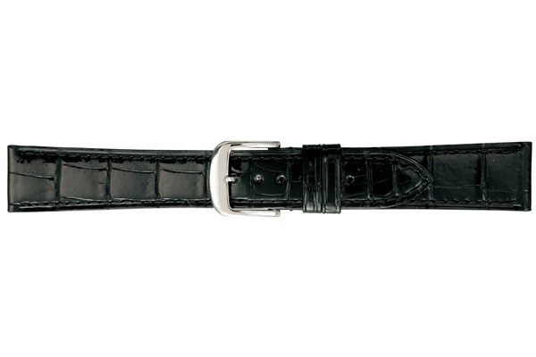 時計ベルト 腕時計 バンド 交換 革 バンビ BAMBI グレーシャス ワニ クロコダイル シャイニング メンズ 17mm 18mm 19mm  20mm BWB005