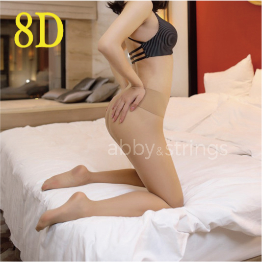 【午前購入 当日発送】【送料無料】 8Dラインシームレス ストッキング タイツ 0809 ( 黒 肌 灰 ）　 |  | 02