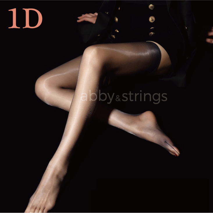 【午前購入 当日出荷】【送料無料】1D超光沢高密度ニーハイ ストッキング (黒 肌 白 珈琲 赤 ) 0918 |  | 01