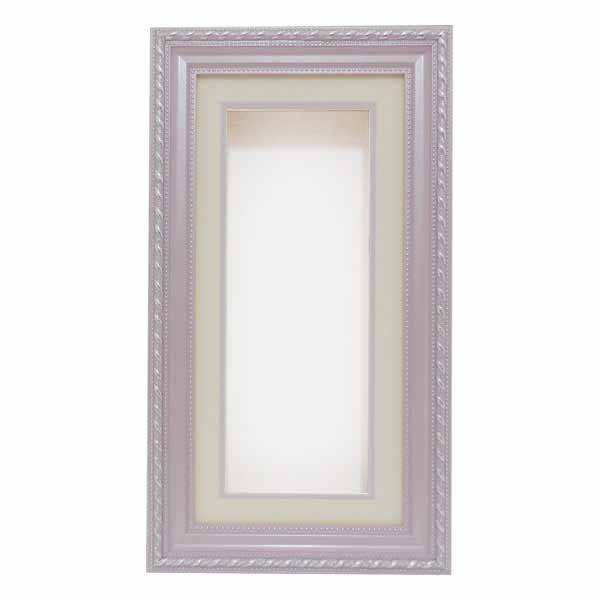 シャドーボックス用額 4×10インチ H-83 ピンク : 手芸用品のABC