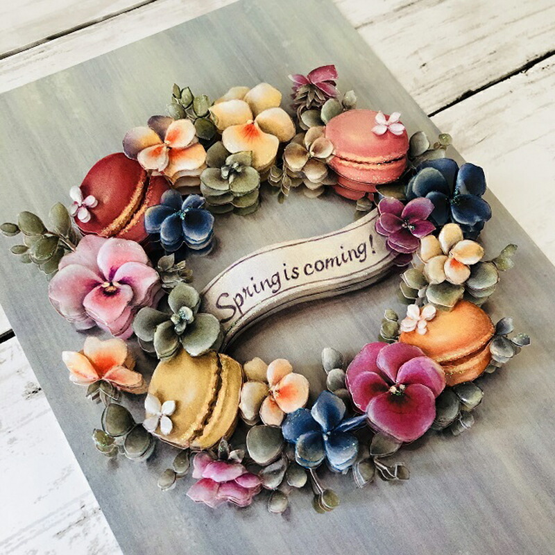 カメリアマカロンリース カメリアマカロンリース