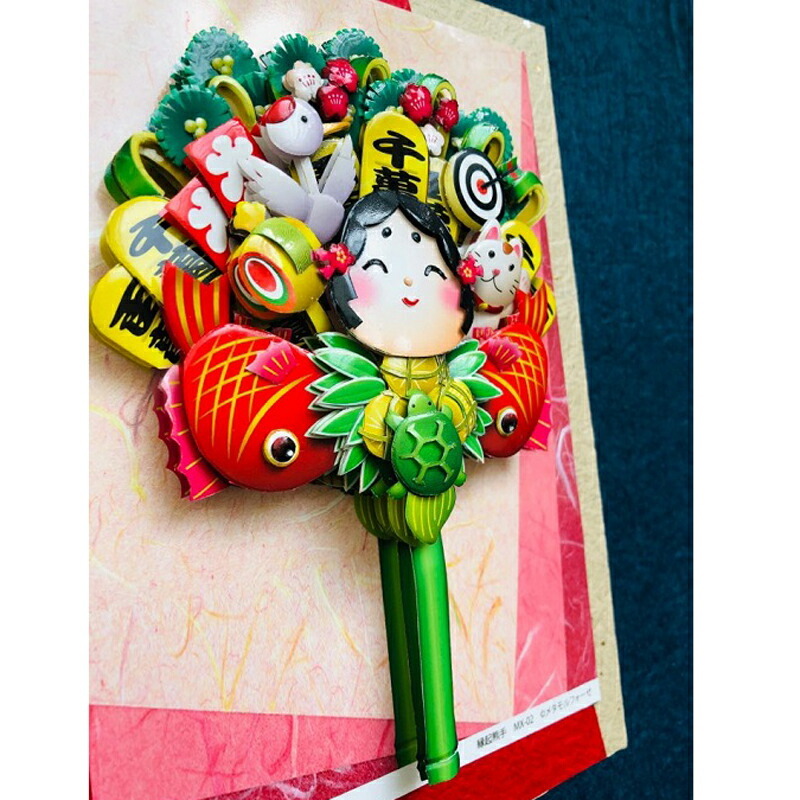 シャドープリント 「縁起熊手」 メール便/宅配便可 mx-02 : 手芸用品の