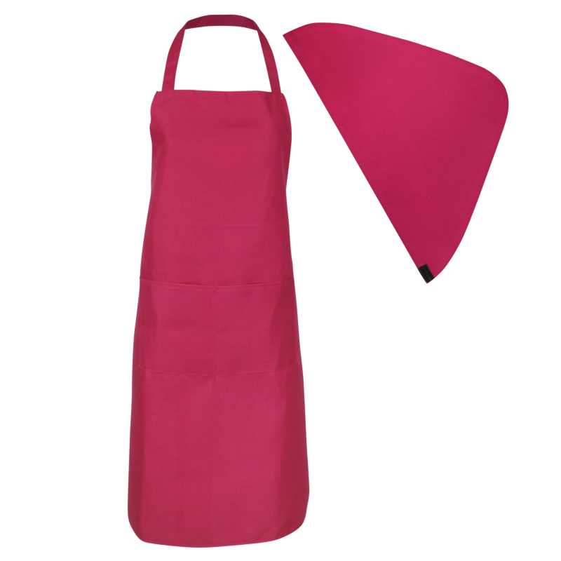 メール便 送料無料 エプロン 三角巾 2点セット 大人 レディース メンズ